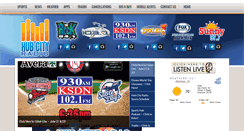 Desktop Screenshot of hubcityradio.com
